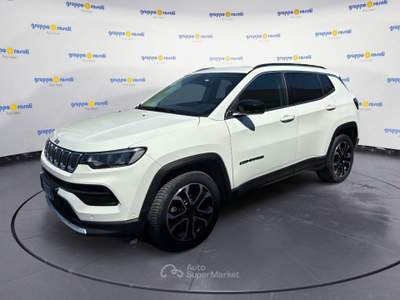 Jeep Compass II 2021 1.6 mjt Limited 2wd 130cv Bianco usata Roma