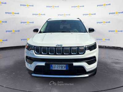 Jeep Compass II 2021 1.6 mjt Limited 2wd 130cv Bianco usata Roma