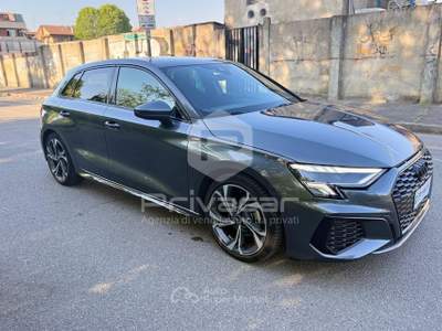Audi A3 AUDI A3 SPB 30 TFSI S tronic S line edition Nero usata Milano