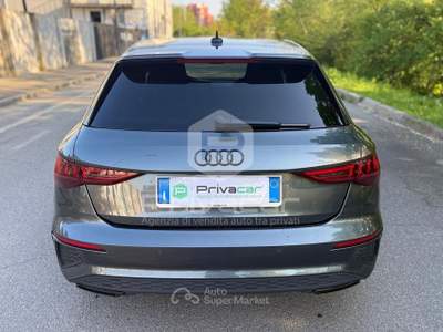 Audi A3 AUDI A3 SPB 30 TFSI S tronic S line edition Nero usata Milano
