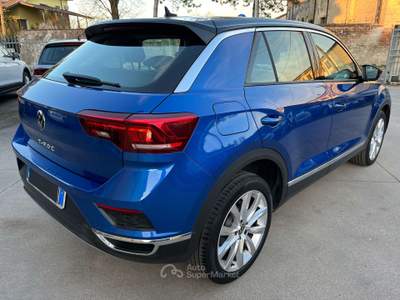 Volkswagen T-Roc 2.0 tdi Sport 150cv UNICOPROPRIETARIO! MATRIX! Blu/Azzurro usata Trevenzuolo