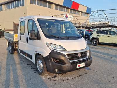 Fiat Ducato 35 2.3 MJT 130CV PLM-DC Cabinato CASSONE FISSO + GRU FASSI Bianco usata Fossano