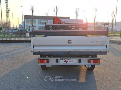 Fiat Ducato 35 2.3 MJT 130CV PLM-DC Cabinato CASSONE FISSO + GRU FASSI Bianco usata Fossano