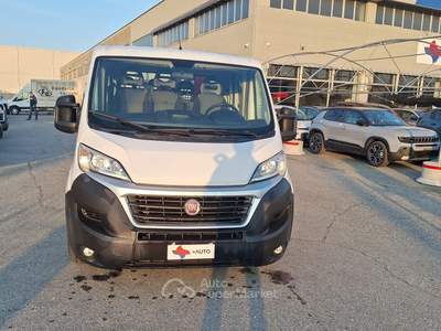 Fiat Ducato 35 2.3 MJT 130CV PLM-DC Cabinato CASSONE FISSO + GRU FASSI Bianco usata Fossano
