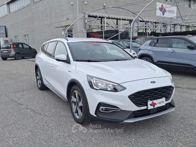 Ford Focus EcoBlue 120 CV SW Active UNICO PROPRIETARIO Bianco usata Fossano