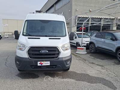 Ford Transit 350 2.0TDCi EcoBlue MHEV 130CV PM-TM Furgone Trend ALLESTITO!!! Bianco usata Fossano
