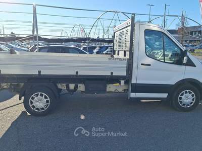 Ford Transit 350 2.0TDCi EcoBlue MHEV 170CV PM Cab.Trend RIBALTABILE Bianco usata Fossano