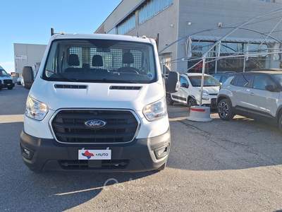 Ford Transit 350 2.0TDCi EcoBlue MHEV 170CV PM Cab.Trend RIBALTABILE Bianco usata Fossano