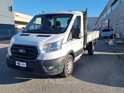 Ford Transit 350 2.0TDCi EcoBlue MHEV 170CV PM Cab.Trend RIBALTABILE Bianco usata Fossano