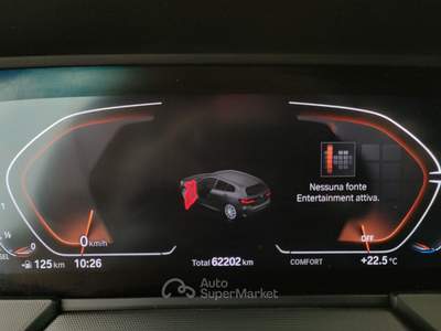 BMW Serie 1 118d 118d msport auto Nero usata Livorno