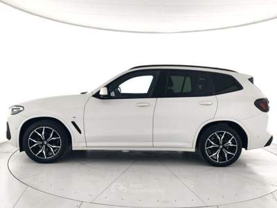 BMW X3 X3 xdrive 20d mhev 48v msport auto Bianco usata Porto Mantovano