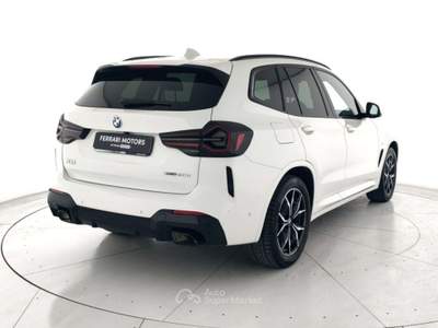 BMW X3 X3 xdrive 20d mhev 48v msport auto Bianco usata Porto Mantovano