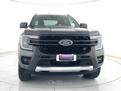 Ford Ranger Ranger 2.0 ecoblue doppia cabina wildtrak awd 205cv auto n1 acc+camera 360+c.18" Grigio usata Ghedi