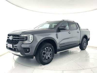 Ford Ranger Ranger 2.0 ecoblue doppia cabina wildtrak awd 205cv auto n1 acc+camera 360+c.18" Grigio usata Ghedi