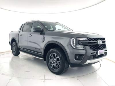 Ford Ranger Ranger 2.0 ecoblue doppia cabina wildtrak awd 205cv auto n1 acc+camera 360+c.18" Grigio usata Ghedi