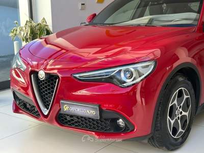 Alfa Romeo Stelvio 2.2 Turbodiesel 160 CV AT8 RWD Superda€239,00 mens Rosso usata Somma Vesuviana