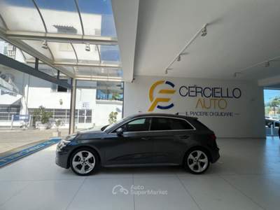 Audi A3 SPB 35 TDI S tronic S line edition Grigio usata Somma Vesuviana
