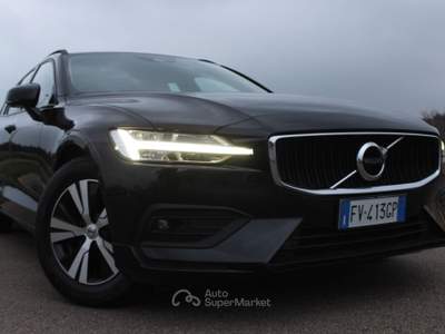 Volvo V60 2.0 D3 150cv *PELLE *RETROCAMERA Nero usata Monteroni di Lecce
