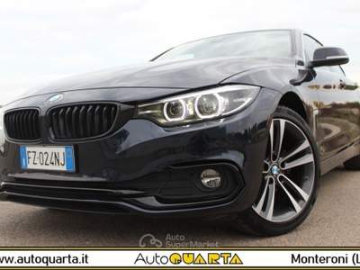 BMW Serie 4 420d Gran Coupe Aut. 420 d *LUCI AMBIENTE Blu/Azzurro usata Monteroni di Lecce