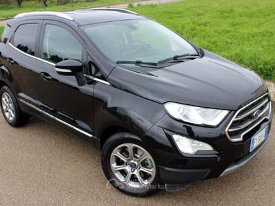 Ford EcoSport dci 100cv *Camera *Carplay Nero usata Monteroni di Lecce