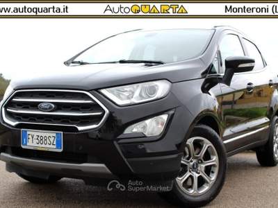 Ford EcoSport dci 100cv *Camera *Carplay Nero usata Monteroni di Lecce