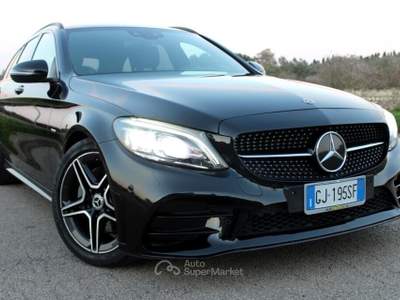 Mercedes-Benz Classe C MERCEDES C220 d SW Aut. *AMG Night Edition Nero usata Monteroni di Lecce