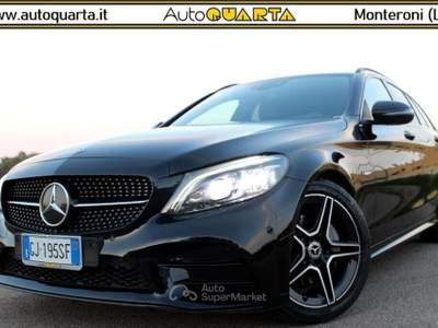Mercedes-Benz Classe C MERCEDES C220 d SW Aut. *AMG Night Edition Nero usata Monteroni di Lecce