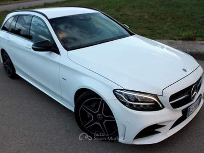 Mercedes-Benz Classe C MERCEDES C220d SW Aut. *AMG Night Edition Bianco usata Monteroni di Lecce