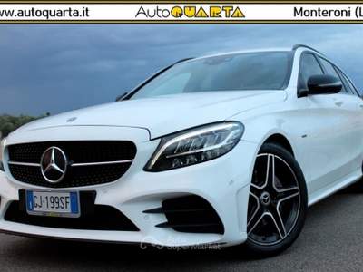 Mercedes-Benz Classe C MERCEDES C220d SW Aut. *AMG Night Edition Bianco usata Monteroni di Lecce