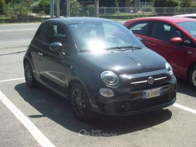 Fiat 500 VETTURA PRONTA CONSEGNA KM CERTIFICATI!!! Nero usata Borgaro Torinese