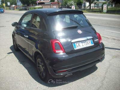 Fiat 500 VETTURA PRONTA CONSEGNA KM CERTIFICATI!!! Nero usata Borgaro Torinese
