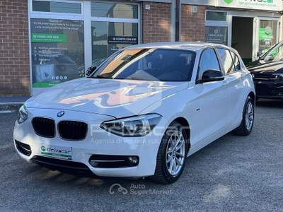 BMW Serie 1 116d BMW 116d 5p. Sport Bianco usata Foligno