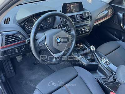 BMW Serie 1 116d BMW 116d 5p. Sport Bianco usata Foligno