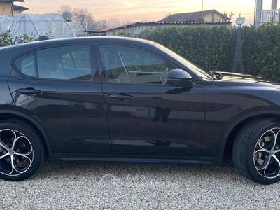 Alfa Romeo Stelvio VETTURA PRONTA CONSEGNA KM CERTIFICATI!!! Nero usata Borgaro Torinese