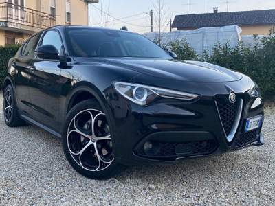 Alfa Romeo Stelvio VETTURA PRONTA CONSEGNA KM CERTIFICATI!!! Nero usata Borgaro Torinese
