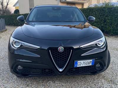 Alfa Romeo Stelvio VETTURA PRONTA CONSEGNA KM CERTIFICATI!!! Nero usata Borgaro Torinese