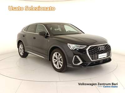 Audi Q3 sportback 35 2.0 tdi s line edition s-tronic Nero usata Bari