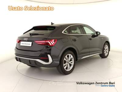 Audi Q3 sportback 35 2.0 tdi s line edition s-tronic Nero usata Bari
