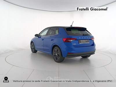 Skoda Fabia 1.0 mpi evo style 80cv Nero usata Vigevano