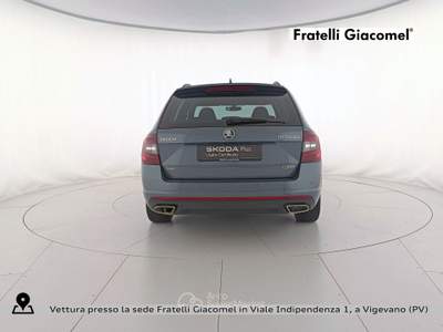 Skoda Octavia wagon 2.0 tdi rs 4x4 184cv dsg 7m Grigio usata Vigevano