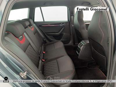 Skoda Octavia wagon 2.0 tdi rs 4x4 184cv dsg 7m Grigio usata Vigevano