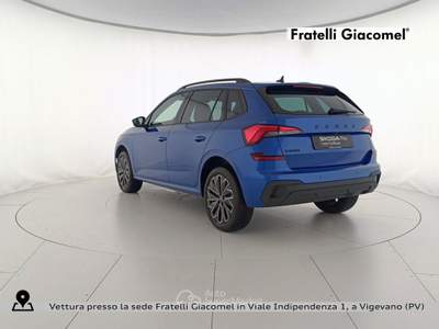 Skoda Kamiq 1.0 tsi black dots 115cv dsg Blu/Azzurro usata Vigevano