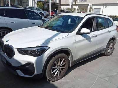 BMW X1 X1 F48 2019 sdrive18d Advantage auto - GE356SS Bianco usata Basiliano