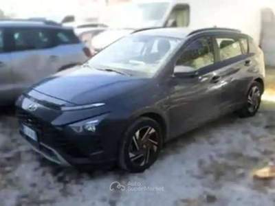 Hyundai Bayon Bayon 1.2 mpi Xline  84 Cv - Neopatentati -GL419FD Nero usata Basiliano