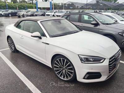Audi A5 A5 II 2017 Cabriolet Cabrio 40 2.0 tdi  Sport 190c Bianco usata Basiliano