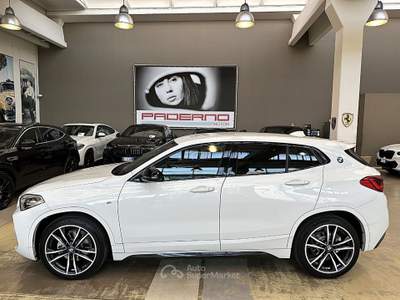 BMW X2 xdrive18d Msport auto-LED-19"-Camera-Carplay Nero usata Paderno Dugnano