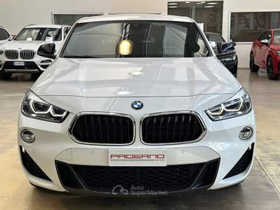 BMW X2 xdrive18d Msport auto-LED-19"-Camera-Carplay Nero usata Paderno Dugnano