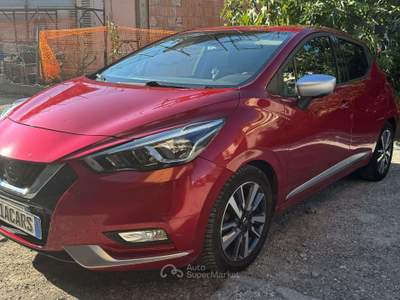 Nissan Micra Micra V 2017 1.5 dci N-Connecta 90cv Rosso usata Montecatini-Terme