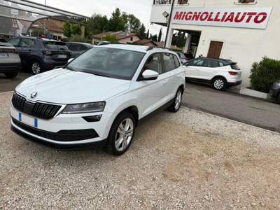 Skoda Karoq 1.6 TDI SCR DSG Ambition OK NEOPATENTATI Bianco usata SAN PIETRO IN CARIANO