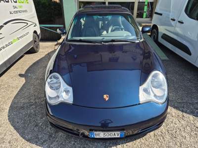 Porsche 911 996 Coupe 3.4 Carrera 4 ASI Kit Restyling 3.6 Tutta Tagliandata Libro service originale Blu/Azzurro usata Nave